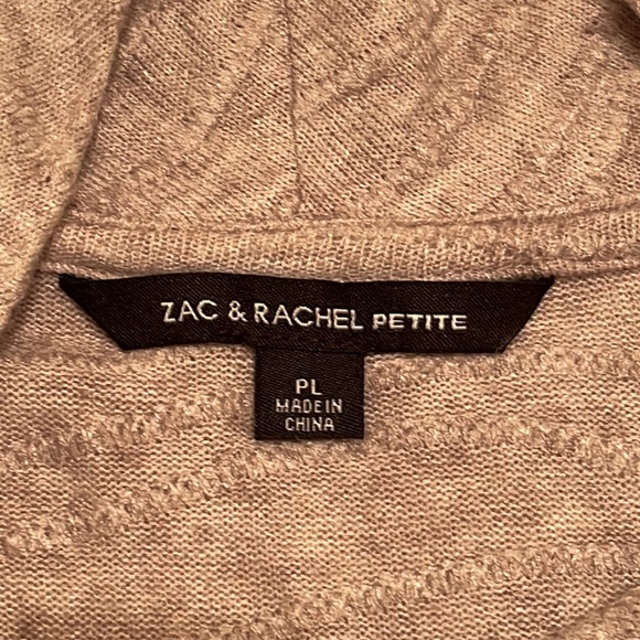 Zac and Rachel Size Petite Large Gray Long Sleeve Top - Picture 11 of 13